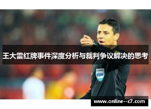 王大雷红牌事件深度分析与裁判争议解决的思考 王大雷红牌事件深度分析与裁判争议解决的思考
